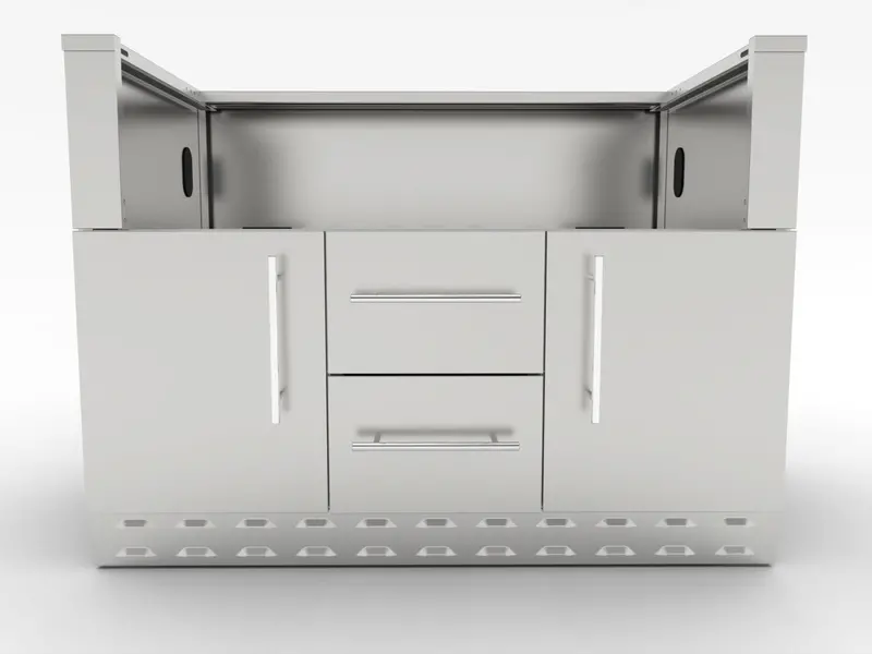 Sunstone Cabinet For 42-Inch Hybrid Charcoal Grill 1
