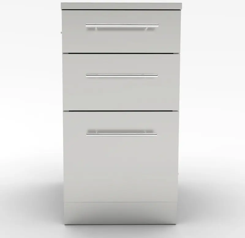 Sunstone Cabinet With Three Functional Drawers 1