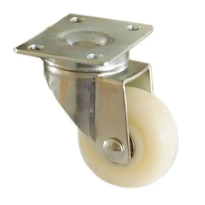 Sunstone Heavy-Duty Stainless Steel Rigid Straight-Aligned Caster Wheel 1