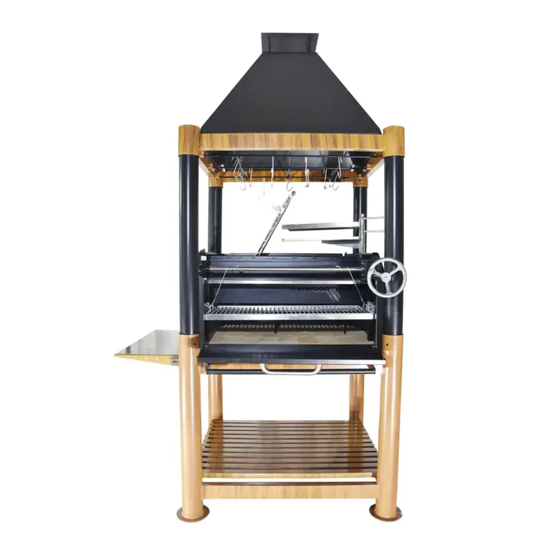 Tagwood 36" X 17" Gaucho-Style Stainless Steel Santa Maria Grill For Wood And Charcoal 1