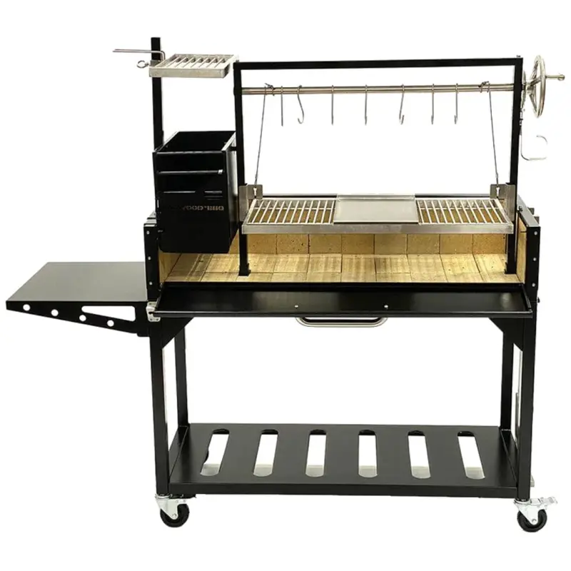Tagwood 68-Inch Argentine Santa Maria Wood & Charcoal Grill (Bbq03Si) 1