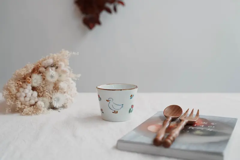 Tata Pottery Studio Porcelain Cup Tp04 #1 – Delicate Rim Design 1