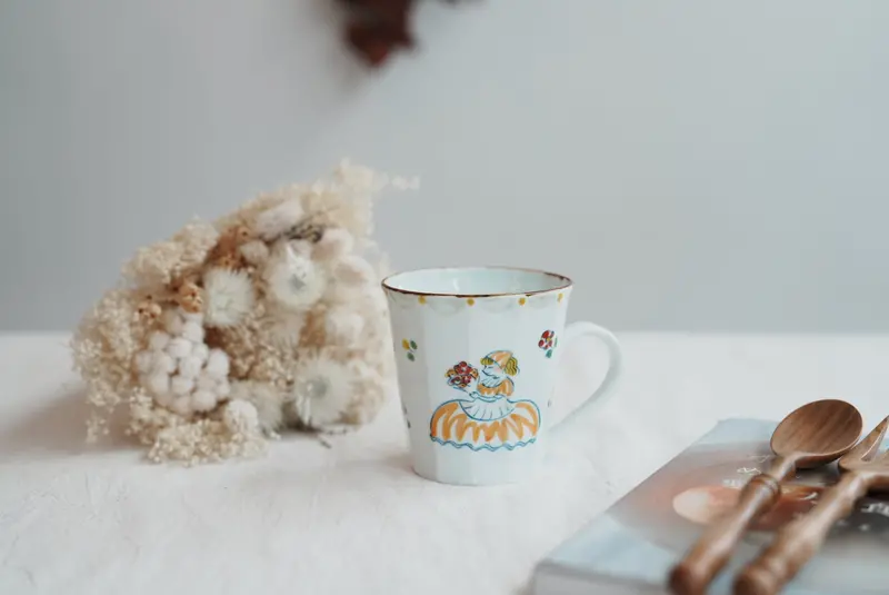 Tata Pottery Studio Porcelain Mug Tp01 #6 – Subtle Glaze Variation 1