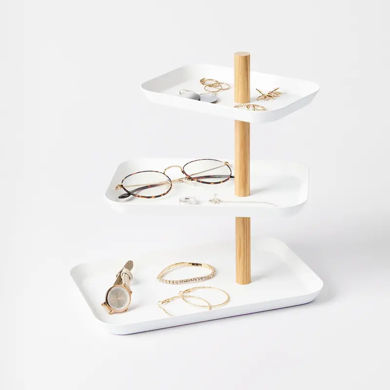 Three-Tier Adjustable Display Tray – Heavy-Duty Steel 1