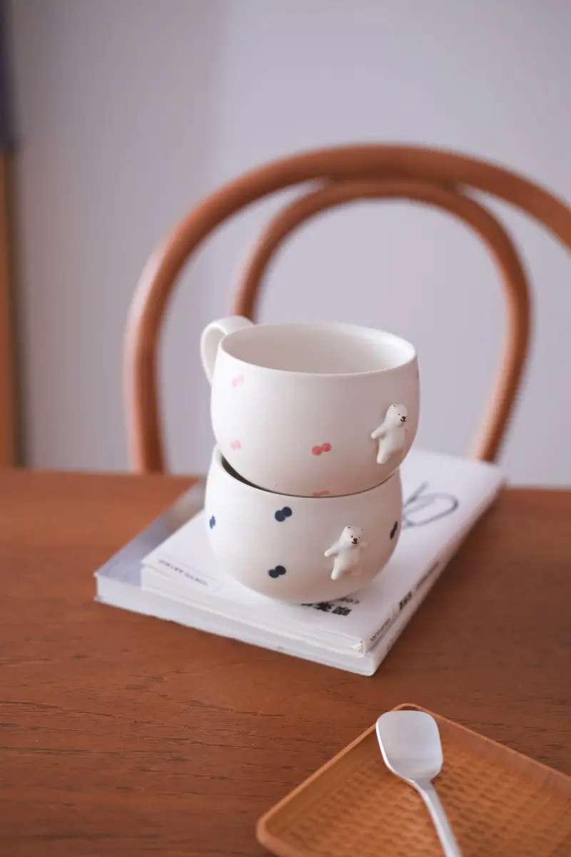 Tobe Ware Ceramic Bear-Shaped Round Mug 1