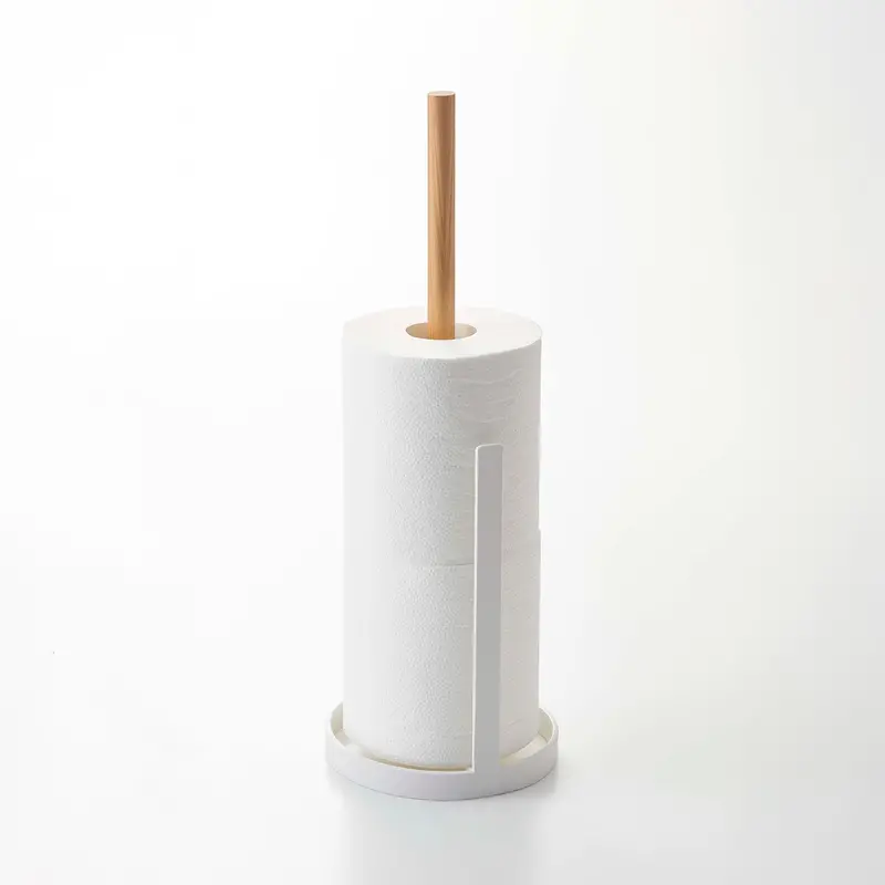 Toilet Paper Dispenser And Stocking Shelf – Steel And Wood Combo 1