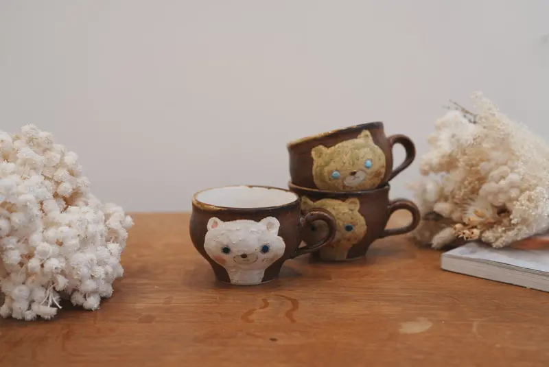 Tomoko Kubo Brown Ceramic Mug – Tk02, Hand-Glazed Everyday Style 1