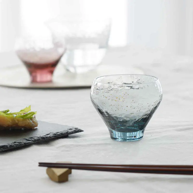 Toyo Sasaki Edo Glass Yachiyo Sake Cup – Hand-Blown Japanese Glassware 1