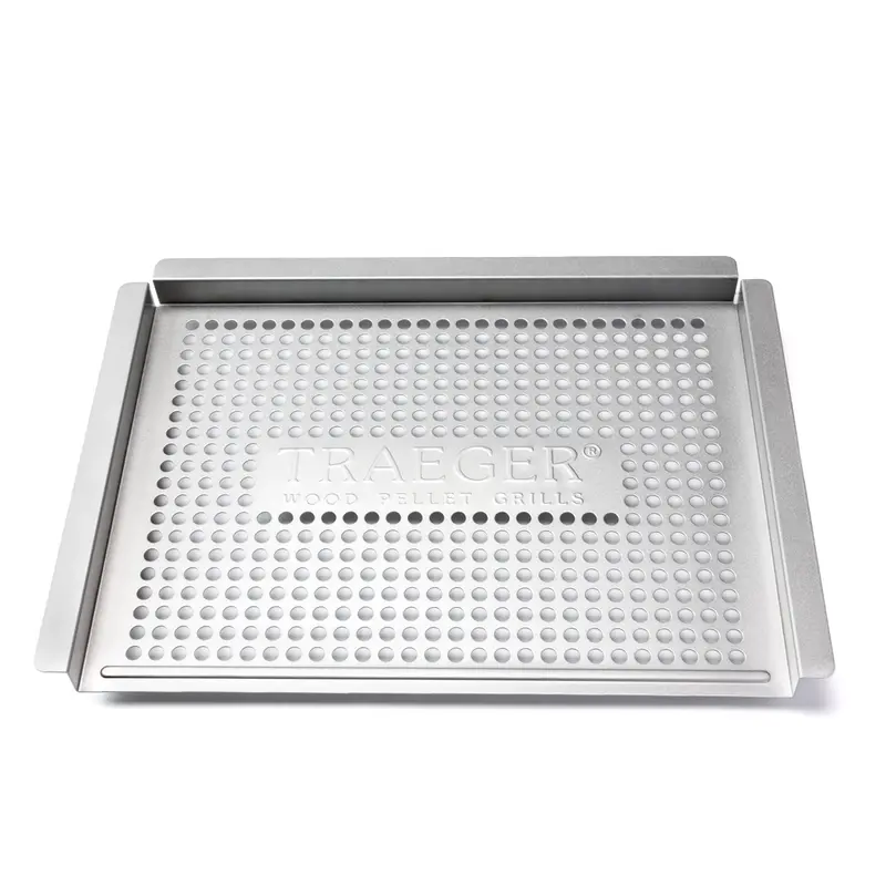 Traeger Stainless Steel Adjustable Grilling Basket 1