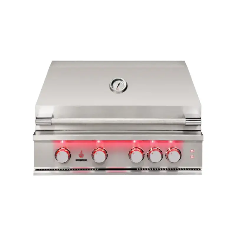 Trueflame 32-Inch 4-Burner Built-In Propane Grill – Stainless Steel 1