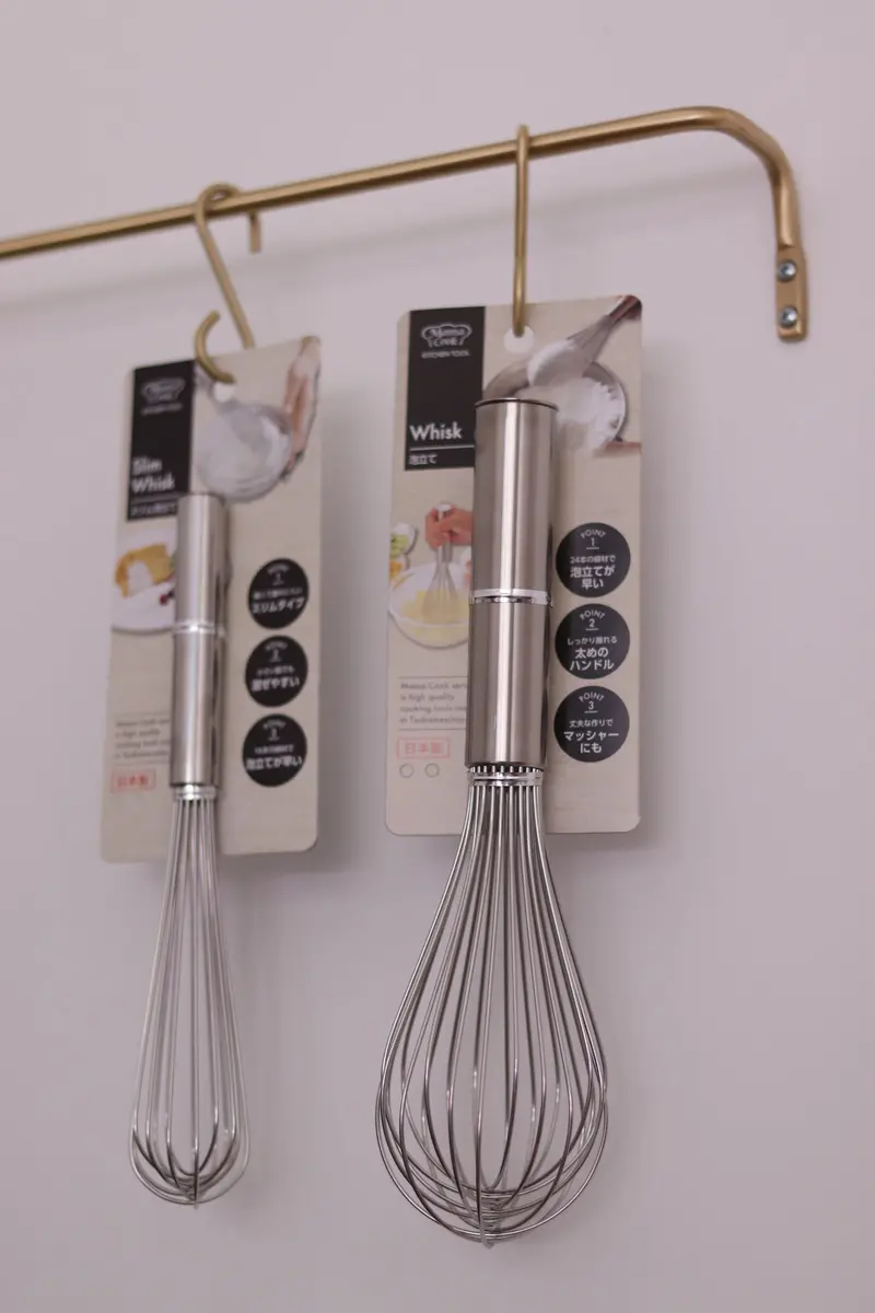 Tsubame Shimomura Stainless Steel Whisk – Japanese Cooking Tool For Baking & Whipping 1