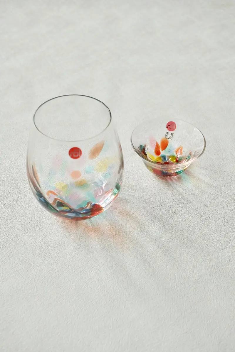Tsugaru Vidro Nebuta Festival Light-Inspired Glass Cup 1