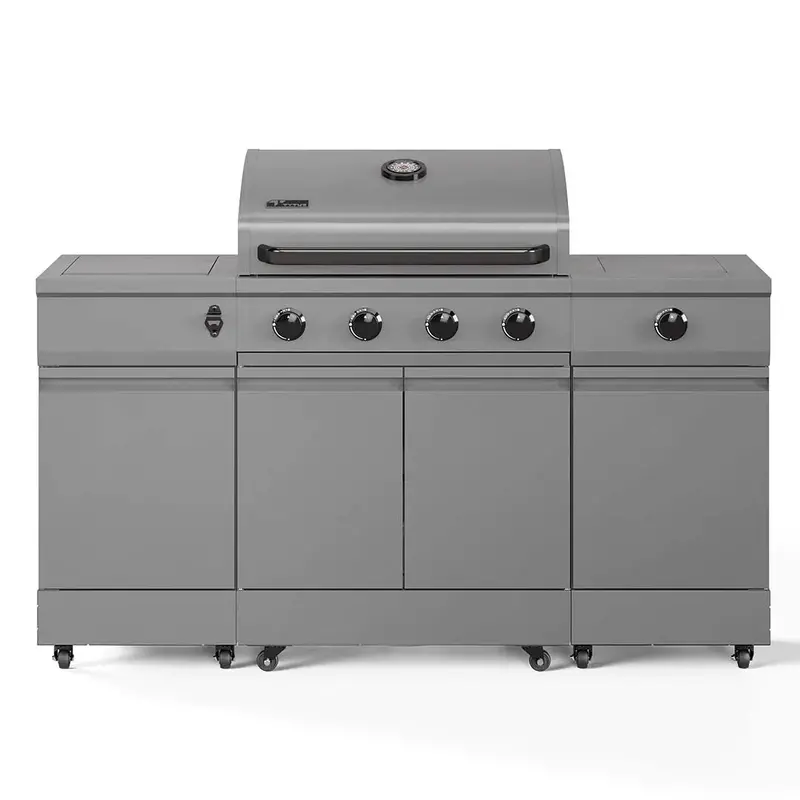 Tytus Fresno Gunmetal Gray Island Grill 1