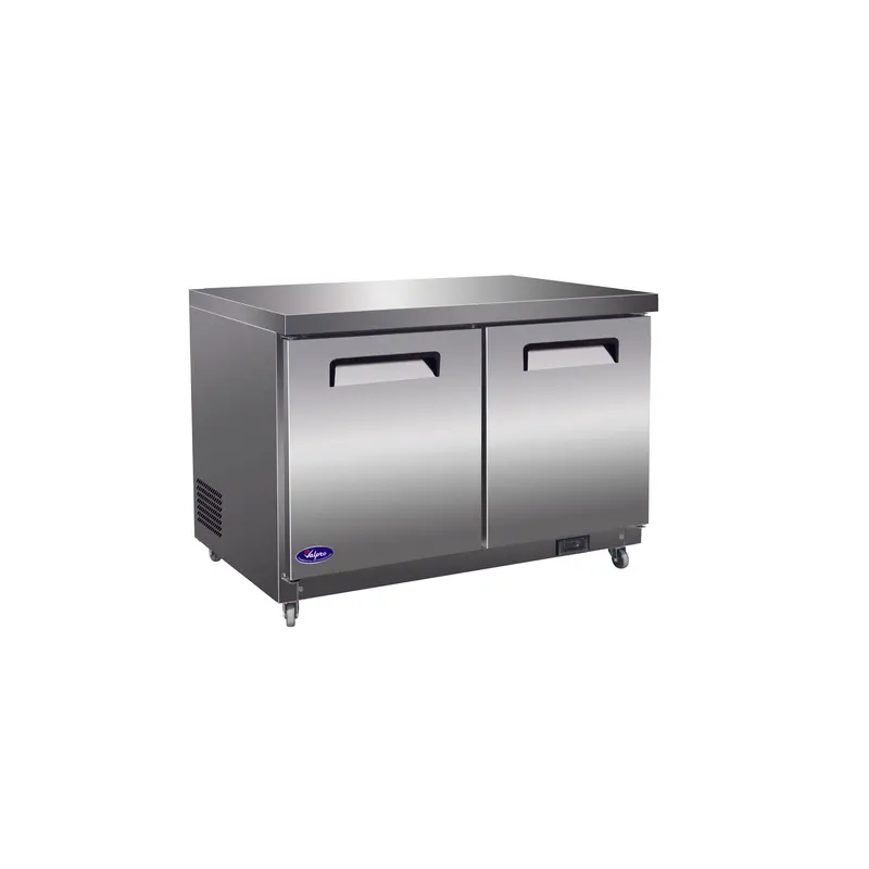 Valpro 12 Cu. Ft. Stainless Steel Undercounter Refrigerator – 48-Inch Two-Door Model 1