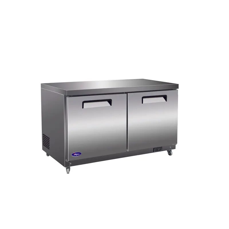 Valpro 16 Cu. Ft. Stainless Steel Undercounter Refrigerator – 61-Inch Two-Door Unit 1
