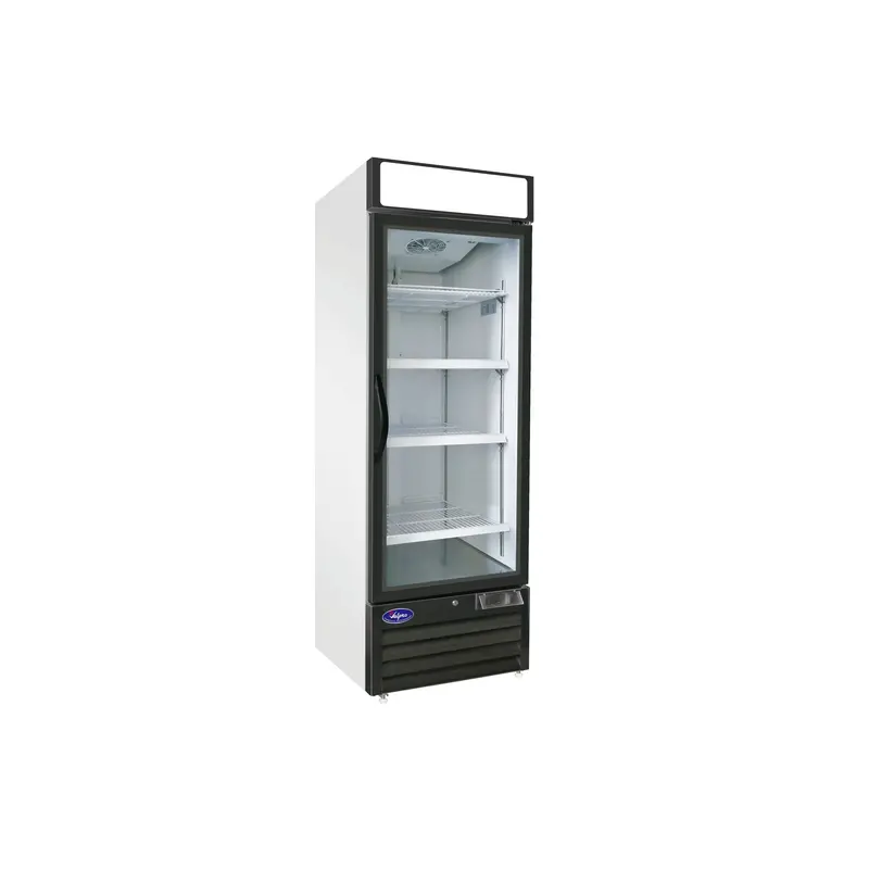 Valpro 23 Cu. Ft. Swing-Door Merchandiser Refrigerator – Full-View Glass Design 1