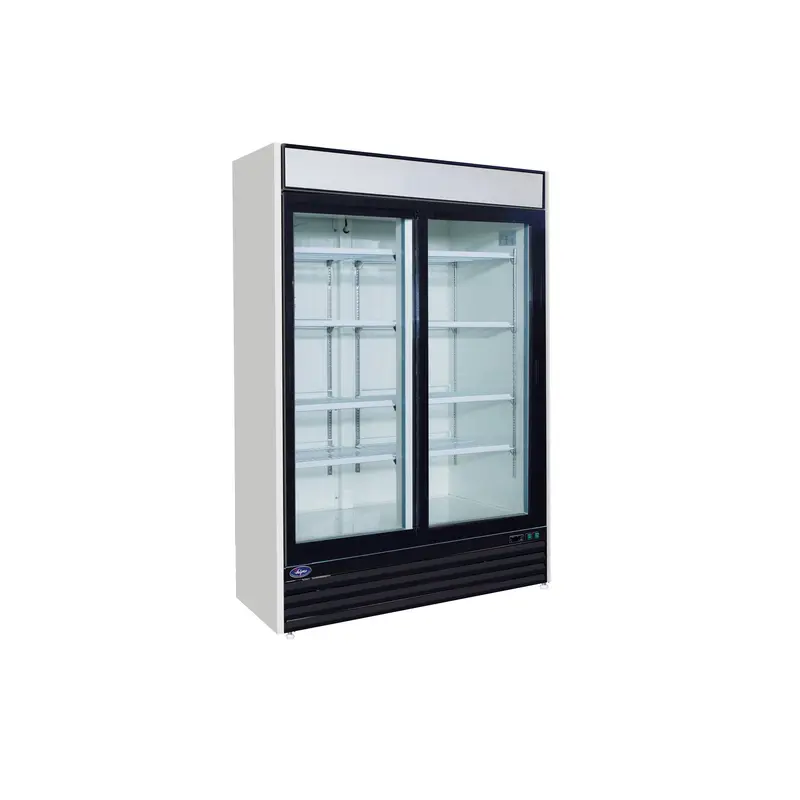 Valpro 48 Cu. Ft. Dual-Sliding Merchandiser Refrigerator – Glass-Door Display Unit 1