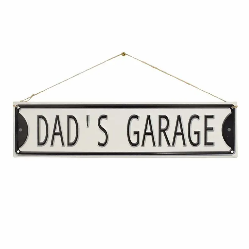 Vintage-Inspired "Dad'S Garage" Decorative Wall Sign 1
