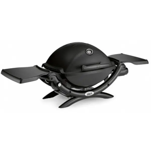 Weber Q1200 Compact Gas Grill – Sleek Black Design 1