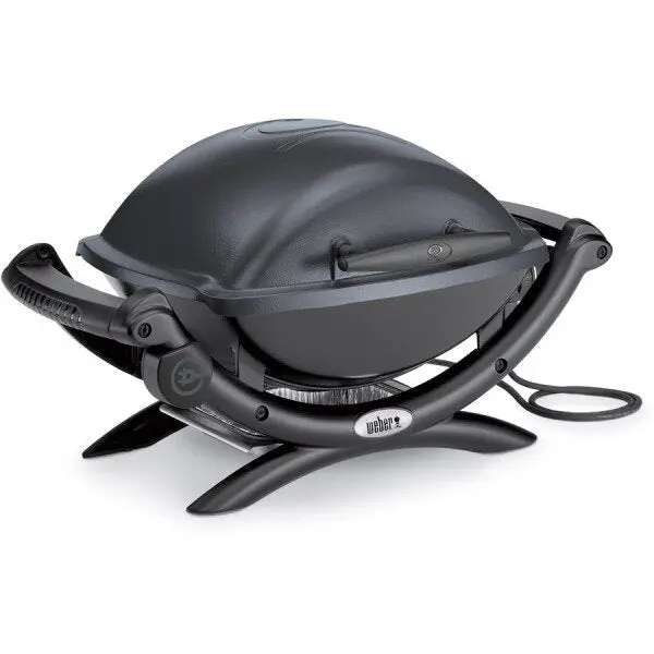 Weber Q1400 Portable Gas Grill – Dark Grey 1