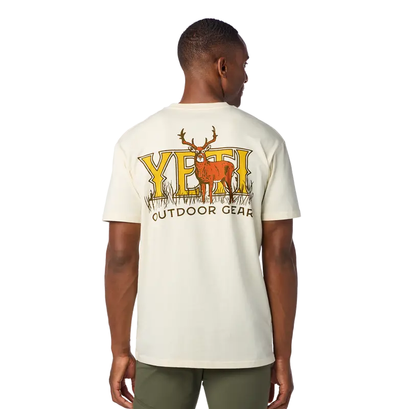 Whitetail Wildlife-Themed Short-Sleeve Tee 1