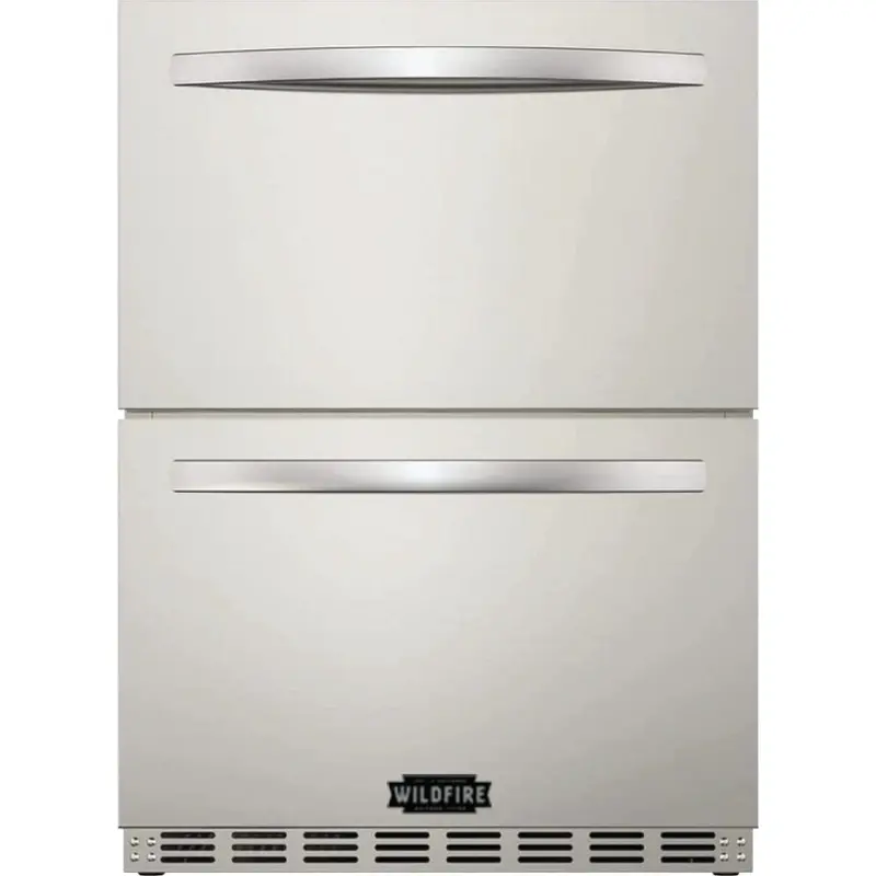 Wildfire 24" Dual-Drawer Built-In Outdoor Refrigerator 1