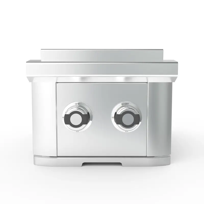 Wildfire Ranch Pro Stainless Steel Dual Side Burner – Propane Powered 1