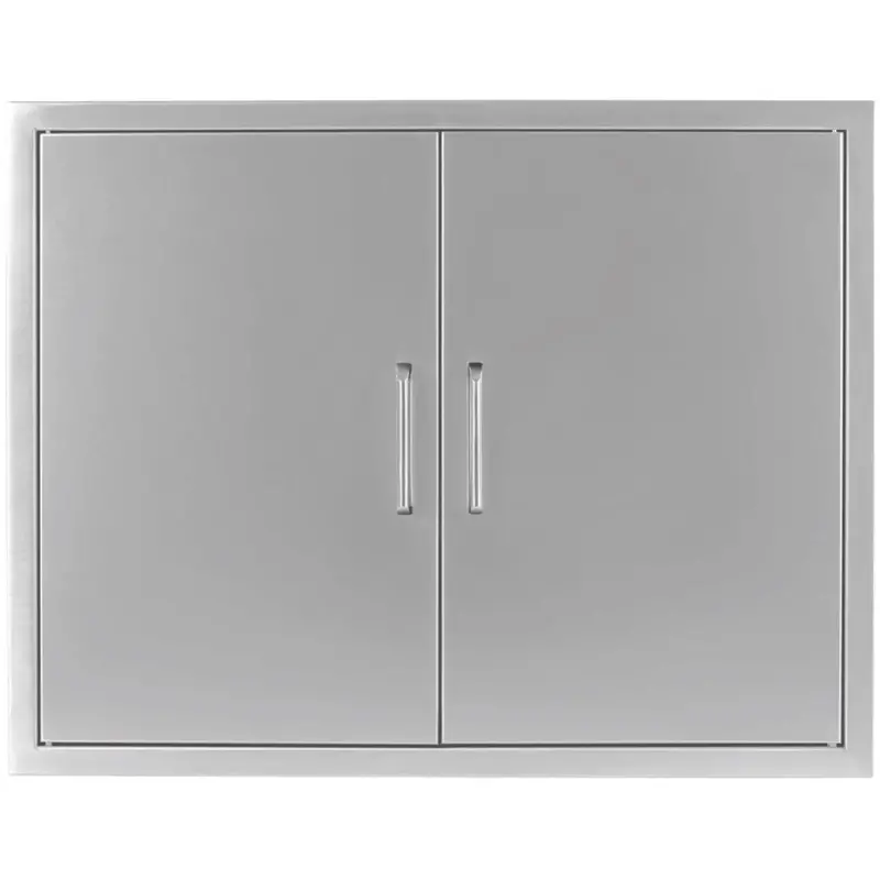Wildfire Stainless Steel Double Outdoor Cabinet Door – 30" X 24" 1