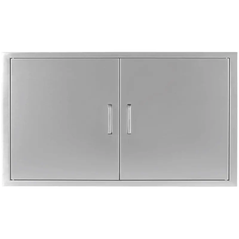 Wildfire Stainless Steel Double Outdoor Cabinet Door – 38" X 24" 1