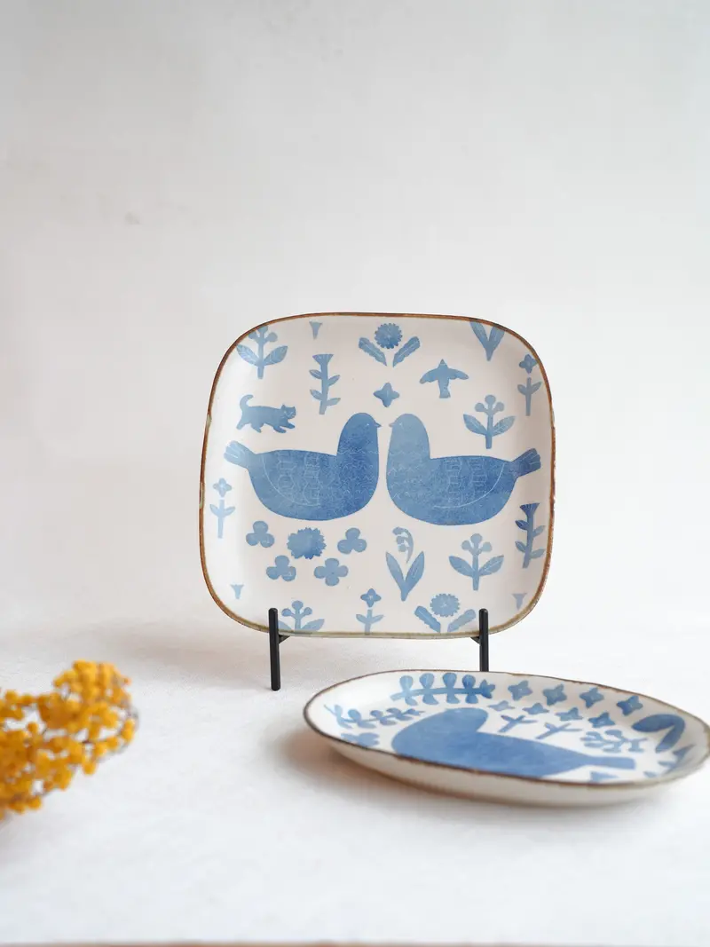 Yoko Kato Bird And Botanical Ceramic Collection 1