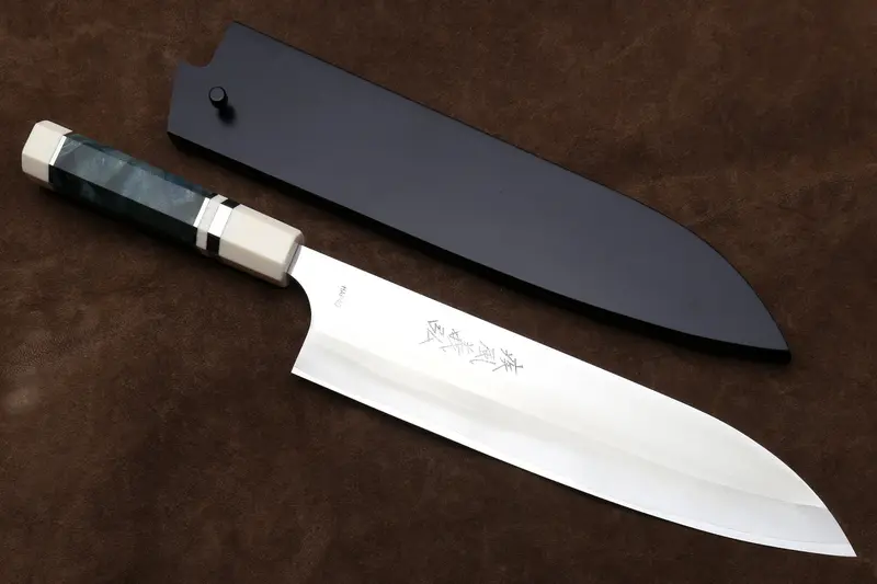 Yoshihiro Hap40 Gyuto Chef Knife – 260Mm Octagonal Handle With Ivory Bolster 1