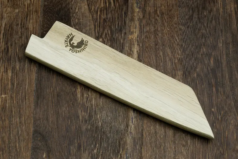 Yoshihiro Magnetic Oak Saya – Fits 6.5" Petty & Kiritsuke Knives 1