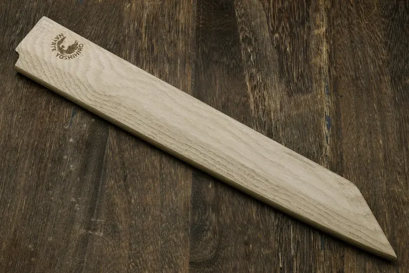 Yoshihiro Magnetic Oak Saya For Yanagi-Kiritsuke Hybrid Knife 1