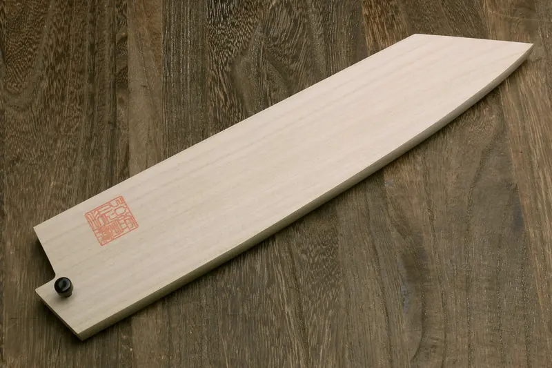 Yoshihiro Magnolia Saya – Custom Sheath For Double-Bevel Kiritsuke Knives 1