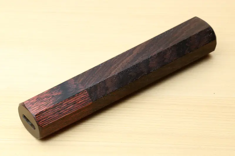 Yoshihiro Nakiri Knife With Rosewood Handle & Mahogany Bolster 1