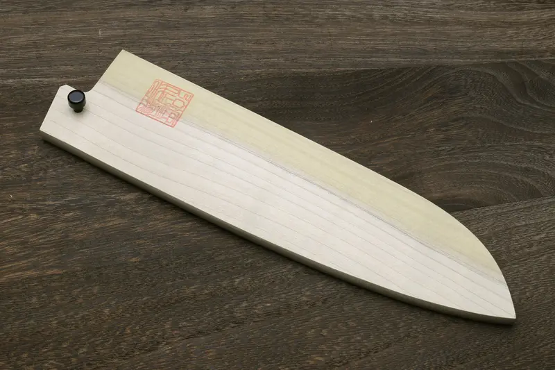 Yoshihiro Natural Magnolia Saya – Fitted Sheath For Santoku Knives 1