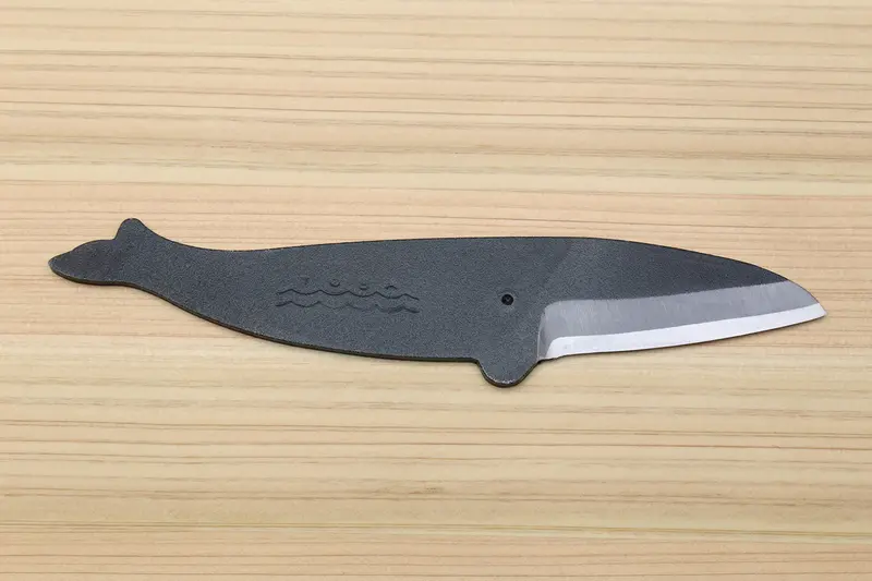 Yoshihiro Shiroko Kurouchi Whale Utility Knife – E-Type, Authentic Kurouchi Finish 1