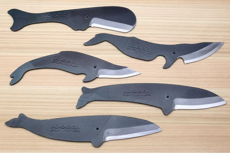 Yoshihiro Shiroko Whale Utility Knife Set – 5-Piece Kurouchi High-Carbon Collection (Types A–E) 1